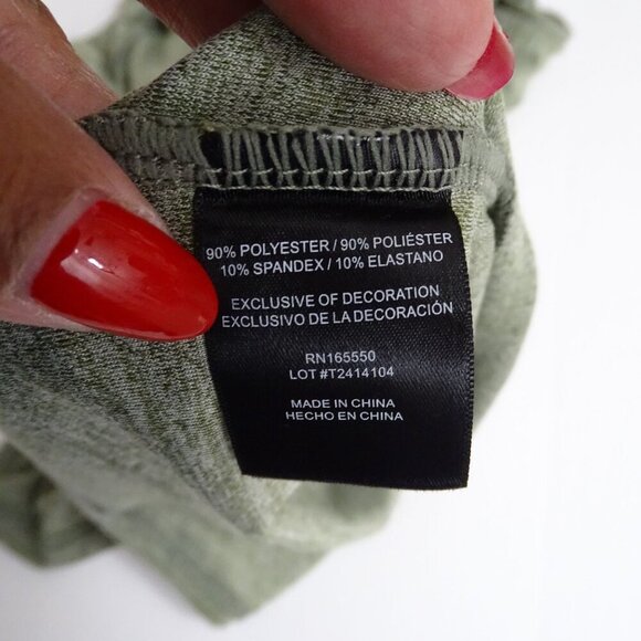 32 Degrees Cool Gray Sleeveless Racerback Tank Dress Women Size M Built-In Bra - Picture 7 of 8